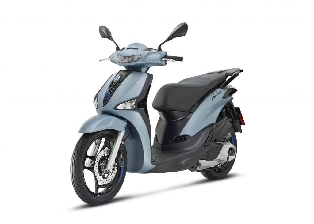Piaggio Liberty S 125 MY2025 Blau Ardesia matt vorne links